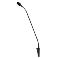 Shure SHR-CVG18RS-BC Microphone Condenser Black 18" Gooseneck; Cardioid w/ Inline Pre-Amp,Mute Switch,Light Ring