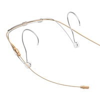 Shure DuraPlex Omni Headset Mic Omnidirectional Condenser; Tan; MTQG Conn