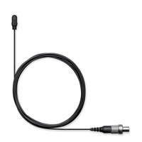 Shure DuraPlex Lavalier Microphone Omnidirectional Condenser; Black; LEMO Conn