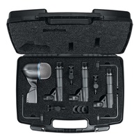 Shure SHR-DMK57-52 Drum Microphone Kit 3x SM57, 1x BETA52A 3x A56D Mounts + Case