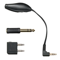 Shure SHR-EAADPT-KIT Earphone Adaptor Kit includes Airline Adaptor, 1/4" Adaptor & Volume Attenuator