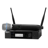 Wireless Dig Handheld System GLXD2+; Beta87A Mic; GLXD4R+; Dual Band 2.4GHz and 5.8GHz