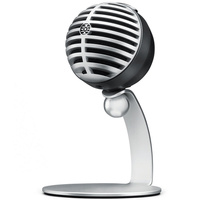 Shure SHR-MV5-LTG Motiv Digital Condenser Microphone; Grey + USB & Lightning Cable