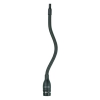 Shure SHR-MX202BO Microphone Condenser LoZ Black Overhead Hanging OmniDirection With Attached In-Line Preamp