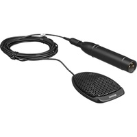 Shure SHR-MX391C Microphone Condenser LoZ Black Mini Boundary Half Cardioid With RK100PK In-Line Preamp