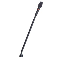Shure SHR-MX410RLPN Microphone Sub Assy LoZ Black 250mm Gooseneck w/ Light Ring & Shock-mount; No Capsule