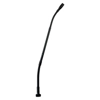 Shure SHR-MX412SES Microphone Condenser LoZ Black 300mm Gooseneck SuperCardioid Side Entry Cable;InLine Preamp