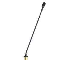 Shure SHR-MX415S Microphone Condenser LoZ Black 380mm Gooseneck SuperCardioid w/ Light Ring; inc Preamp