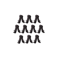 Shure Standoff for Single or Dual Tie Clip; Black; Pack of 10