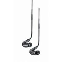 Shure SHR-SE215-BK Stereo In-ear Black Earphones, Sound Isolating, Enhanced Bass Consumer Packaging