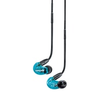 Shure SHR-SE215SPE-BLU Stereo In-ear Translucent Blue Sound Isolating Earphones, Special Edition Packaging