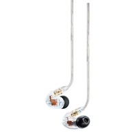 Shure SHR-SE425-CL Stereo In-ear Clear Earphones, Sound Isolating
