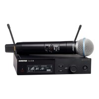 Shure SLX-D Wireless Digital Handheld System with SLXD2/Beta58 Handheld Transmitter and SLXD4 Digital Wireless Receiver (Frequency L57 = 650-694MHz)