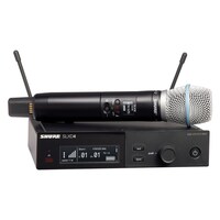Shure Wireless Dig Handheld System SLXD2 Tx; Beta87A Mic;SLXD4 Rx Frequency H57 = 520-564MHz
