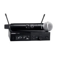 Shure Wireless Dig Handheld System SLXD2 Tx; SM58 Mic; SLXD4 Rx Frequency L57 = 650-694MHz