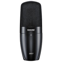 Shure SM27 Microphone Studio Condenser Cardioid; Replaces KSM27