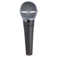 Shure SHR-SM48-LC Microphone Dynamic Lo Z Vocal Cardioid SM48