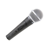 Shure SHR-SM58S Microphone Dynamic Lo Z Vocal Cardioid w/Switch