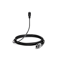 Shure TwinPlex Lavalier Microphone Omnidirectional Condenser low sens; Lemo; Black
