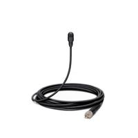 Shure TwinPlex Lavalier Microphone Omnidirectional Condenser low sens; mdot + Acc; Black