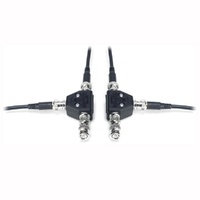 SHR-UA221 Antenna Splitter/Combiner 2 In / 1 Out BNC; Inc Frt Mnt Hardware & 4 x BNC Cables