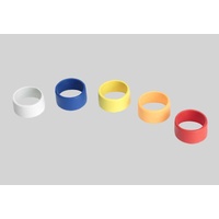 Shure SHR-WA615M Multi-Coloured ID Rings for Handheld Transmitters: T; UT; LX; ULX & UC; 5 x colours/pack