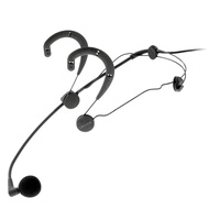 Shure SHR-WBH54B Wireless Microphone Headworn SuperCardioid Condenser Black; with TA4F Connector