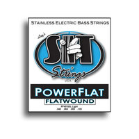SIT Power Flat Flatwound Light Electric Bass String Set (45-105)