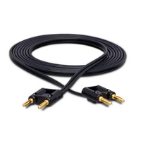Speaker Cable, Hosa Dual Banana to Same, Black Zip, 50 ft