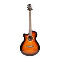Ashton SL29CEQLTSB Slimline Acoustic Guitar with Cutaway and EQ