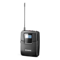 Chiayo IrDA Bodypack transmitter with LCD display, 100 channel UHF, (2x AA batt required) specify frequency group
