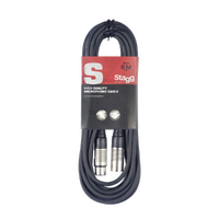 Stagg 6 Metre / 20FT MICROPHONE  CABLE XLR Female -XLR Male 