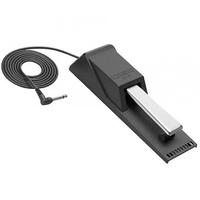 Metal piano-style sustain pedal, suits portable digital pianos, synths & keyboards