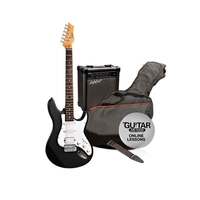 Ashton Spag232Bk Electric Guitar Pack - Black