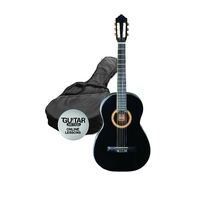 Ashton SPCG44 BK Classical Guitar Starter Pack