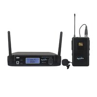 SoundArt Single Channel UHF Wireless Belt Pack System With Lapel and Headset Microphones