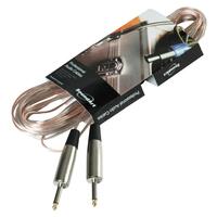 SoundArt 10m Clear Speaker Cable with Jack to Jack Connectors