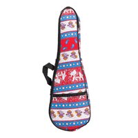 Sanchez Soprano Ukulele Padded Gig Bag (Elephants)