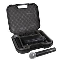SoundArt SWS-GH2-MM Dual Channel Hand-Held Wireless Microphone Set with 2 Mics 2.4GHz