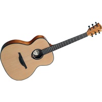 LAG T66A TRAMONTANE AUDITORIUM ACOUSTIC GUITAR NATURAL HIGH GLOSS FINISH