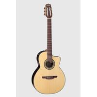 Takamine Pro Series AC/EL Full Size Classical Guitar with Cutaway
