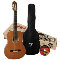 VALENCIA TC4K 4/4 SIZE CLASSICAL GUITAR PACK