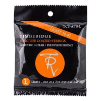 Timberidge TCS-APB-L Light Phosphor Bronze Long Life Coated Acoustic Guitar Strings (10-47)