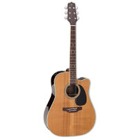 Takamine Thermal Top Series Dreadnought AC/EL Guitar with Cutaway in Natural Gloss Finish