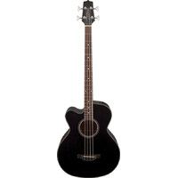 Takamine GB30 Series Left Handed AC/EL Bass Guitar with Cutaway in Black Gloss Finish