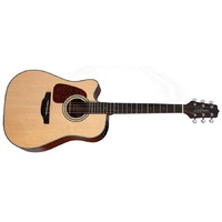 TAKAMINE AC/EL LEFT HAND DREADNOUGHT NS STEEL STRING ACOUSTIC GUITAR