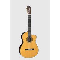 Takamine Hirade Pro Series AC/EL Full Size Concert Classical Guitar with Cutaway
