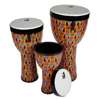 Toca Freestyle 2 Series Nesting Djembes in Kente Cloth - PK3