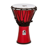 TOCA 7"COLOUR DJEMBE MET.RED