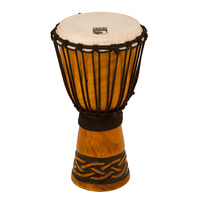 Toca Origins Series Wooden Djembe 8" Synthetic Head in Celtic Knot